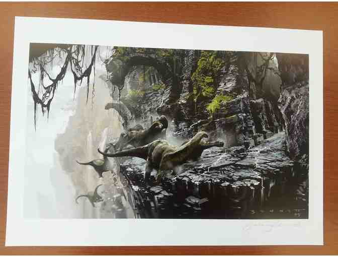 Peter Jackson's King Kong autographed artwork