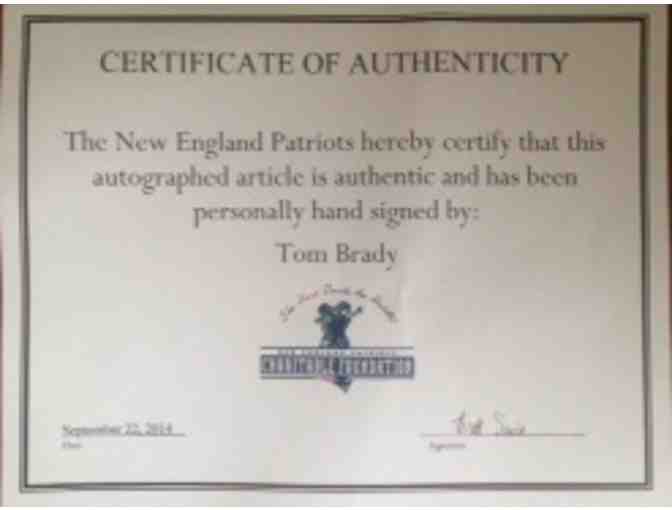 Autographed Tom Brady Jersey