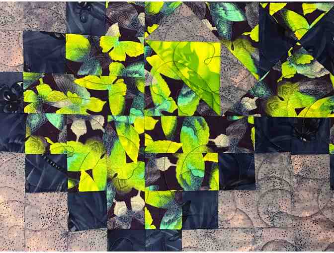 Twin Sized Quilt - 'Butterflies are Free'