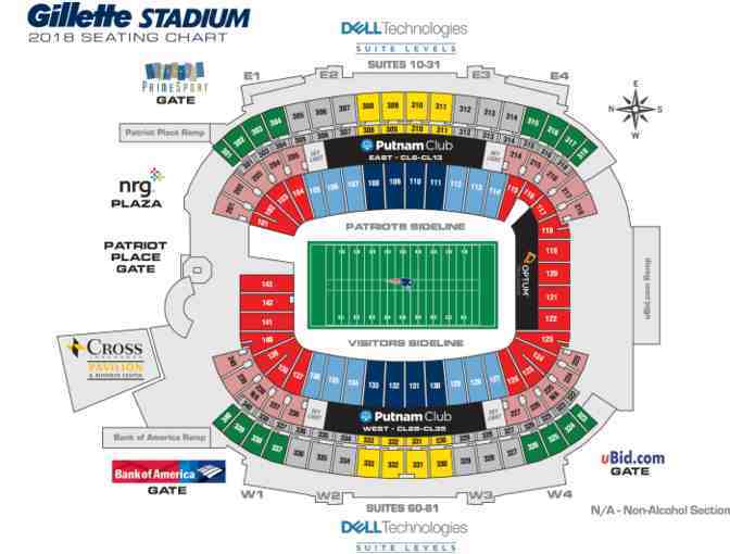 Two (2) Tickets to a 2020 Patriots Game