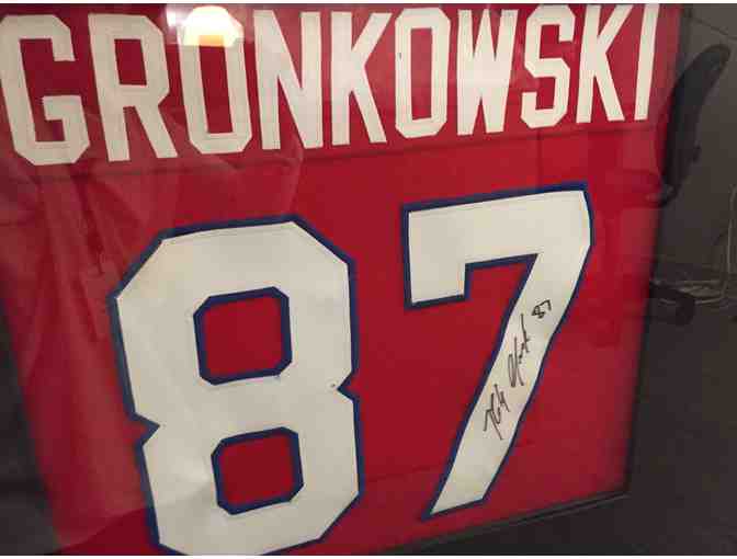 One of Two Custom Gronkowski Jerseys - Signed and Framed