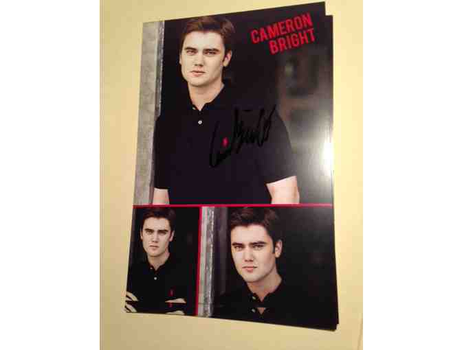 Cameron Bright Personalized Autograph Twilight Picture + Postcard