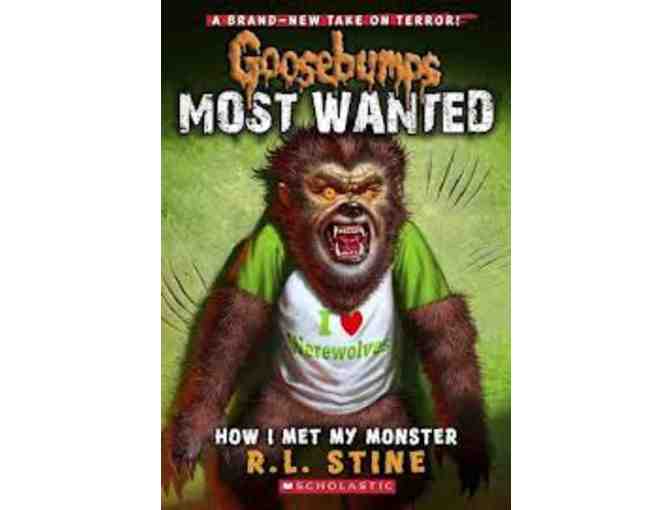 R.L. Stine Goosebumps Most Wanted autograph books