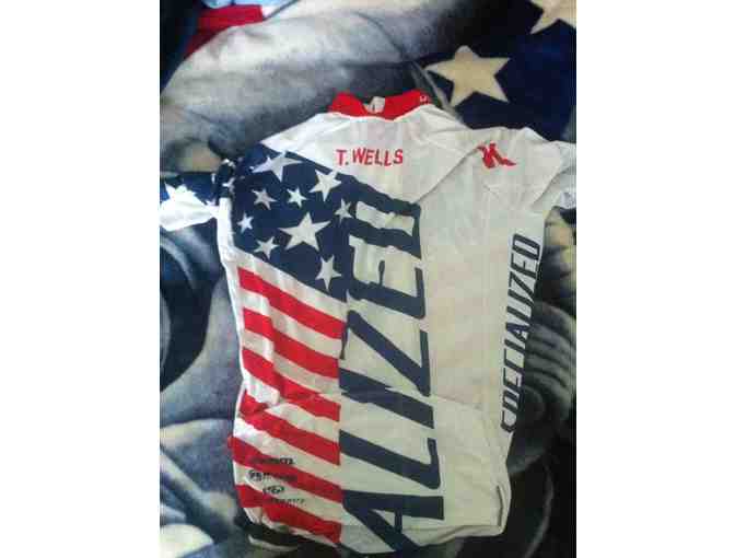 Olympic Mountain Bike and Cyclocross racer, Todd Wells, autograph shirt