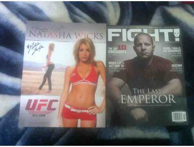 Natasha Wicks autograph package