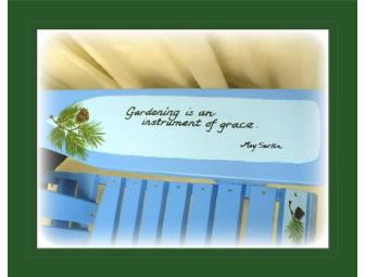 'At Home in my Garden' by Elaine Warakomski