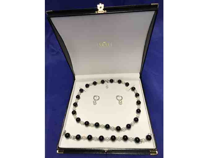 Freshwater Pearl Jewelry Set from Israel Diamond Collection