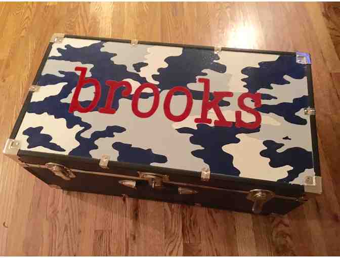 Personalized summer camp trunk