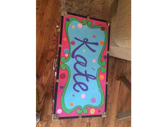 Personalized summer camp trunk