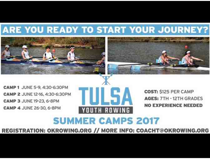 Tulsa Youth Rowing Assoc. Learn-to-Row Camp