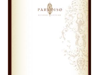 Paradiso Restaurant & Wine Bar Gift Certificate