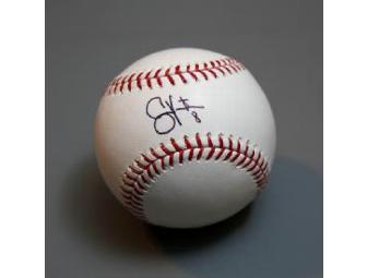 Phillies Batting Practice Jersey & Victorino Signed Baseball