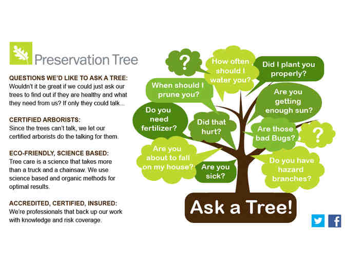 Preservation Tree Services Gift Certificate