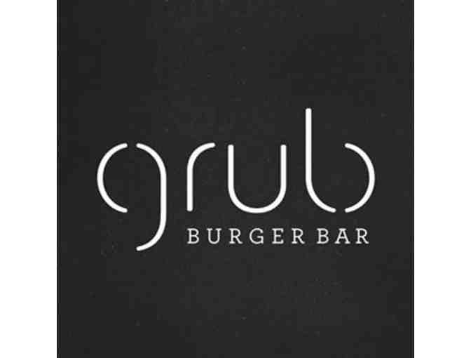 Grub Burger Bar Menu Tasting for 8, including cocktails