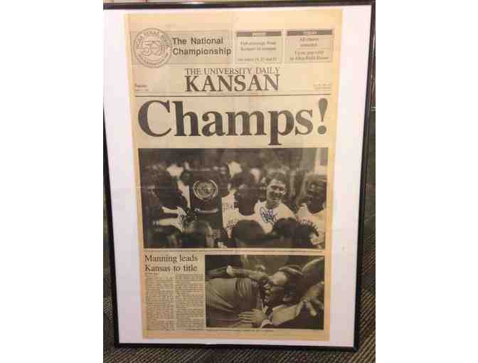 2 Lower Level KU Men's Basketball Tickets at Sprint Center- Includes 1988 UDK signed by Chris Piper