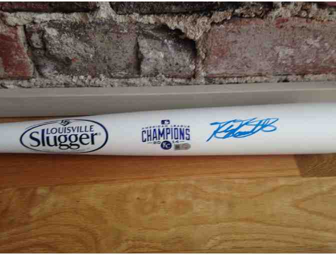 Authenticated Mike Moustakas 2014 ALC Autographed Bat