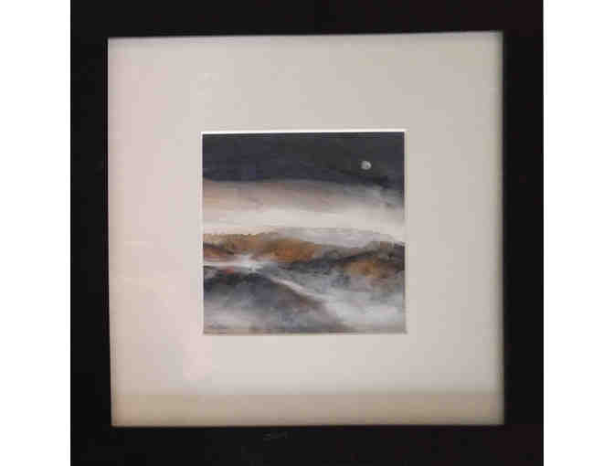 Framed diptych by Kimberly Grace Gill titled Quiet Winter Night I & II