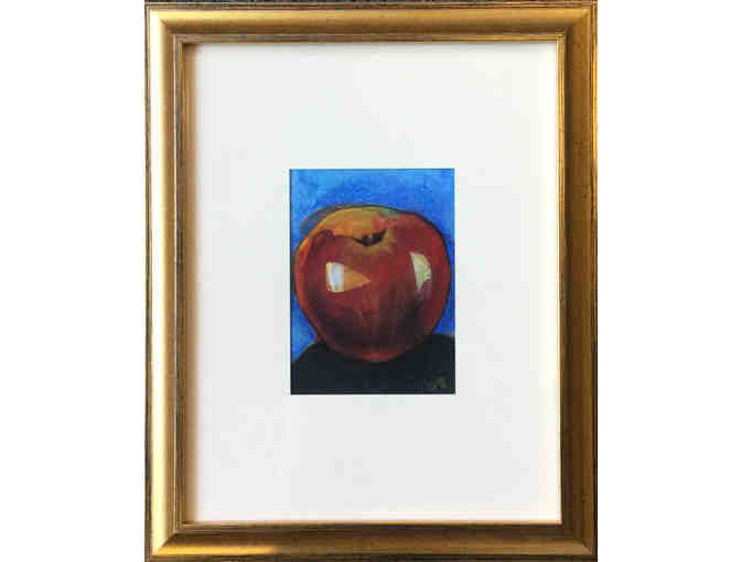 Mixed media piece titled Apple by Patricia Hendricks Constantine