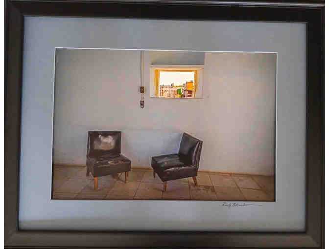 Framed photography by Randy Bronkema titled Window of Cuba