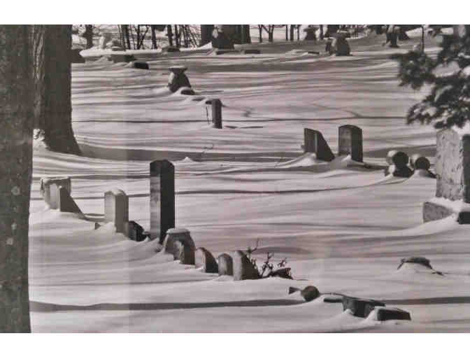 Framed photograph by Robert Lee titled Winter Pastoral #2