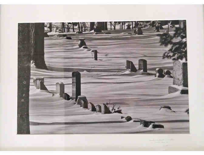 Framed photograph by Robert Lee titled Winter Pastoral #2