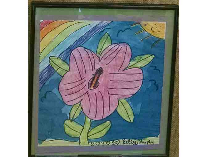 Hibiscus Flower - by 3rd grader Kelly Murphy