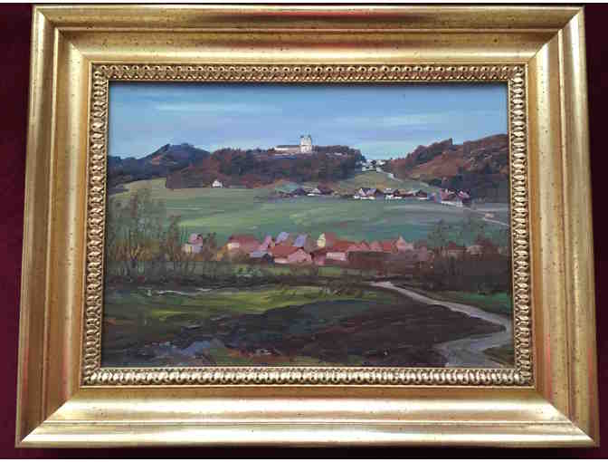 Original Oil Painting by Austrian Artist Josef Prodinger - Countryside