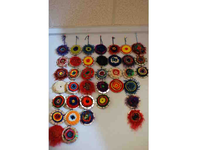 Second Grade Class Project: Multi-media Wall Hanging