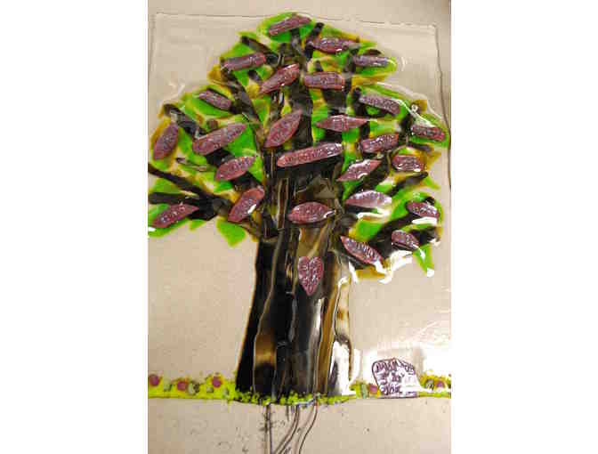 Third Grade Class Project: Mirror with Glass Heritage Tree