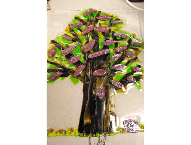 Third Grade Class Project: Mirror with Glass Heritage Tree