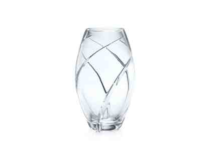 Tiffany Swirl-Cut Elliptical Vase