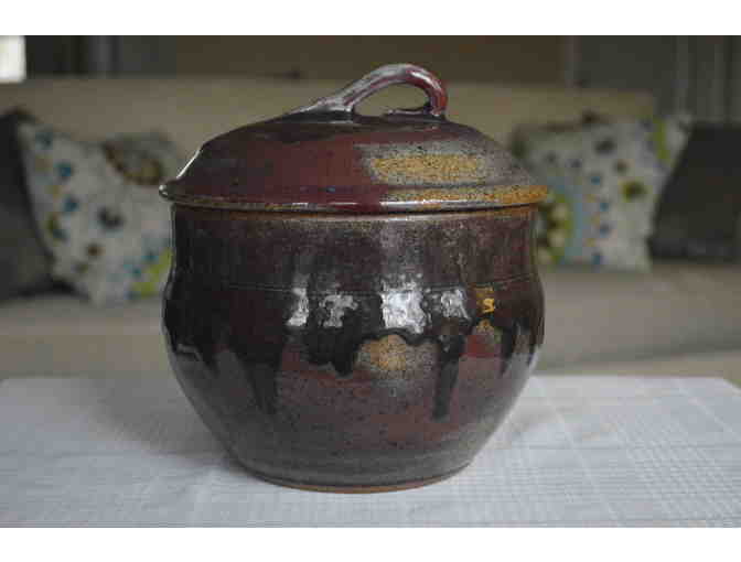 Hand Crafted Pottery Cookie Jar