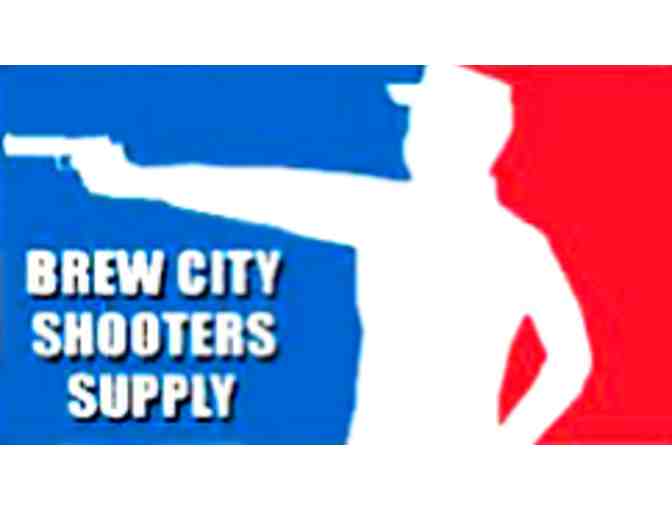 Brew City Shooters Supply SpeedVault, Range Passes, SOG Folding Saw, Knife, Tshirt