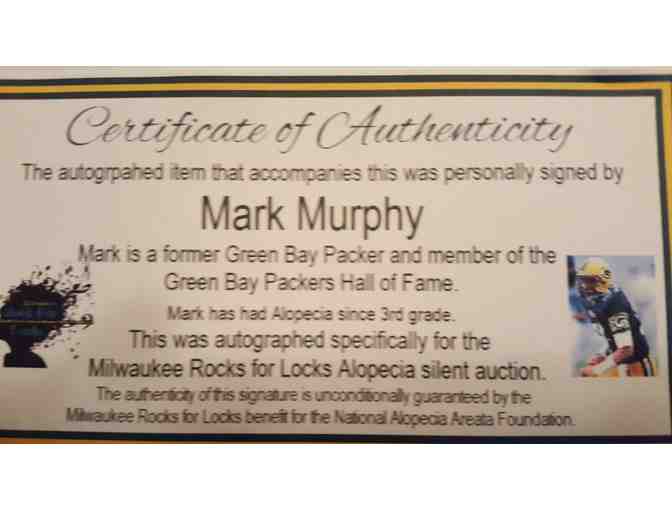 Mark Murphy, Green Bay Packers - 8' X 10' Framed photo with Certificate of Authenticity