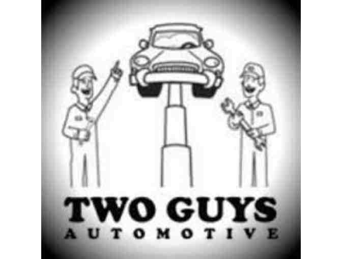 Two Guys Auto Oil Change, Tire Rotation, Full inspection, $30 to Cafe 1505, Rehorst Vodka