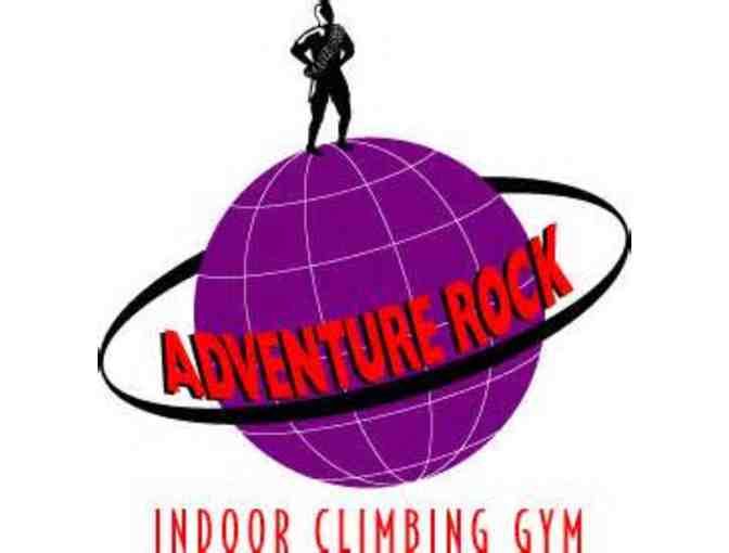 Adventure Rock 2 Clip' N Go Climbing Passes with $20 Roberts Frozen Custard Certificate