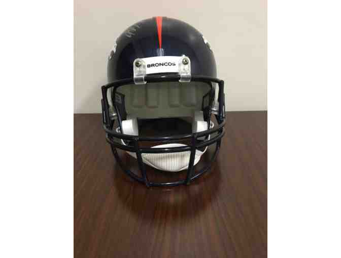 Vonn Miller Autographed Denver Broncos Replica Football Helmet