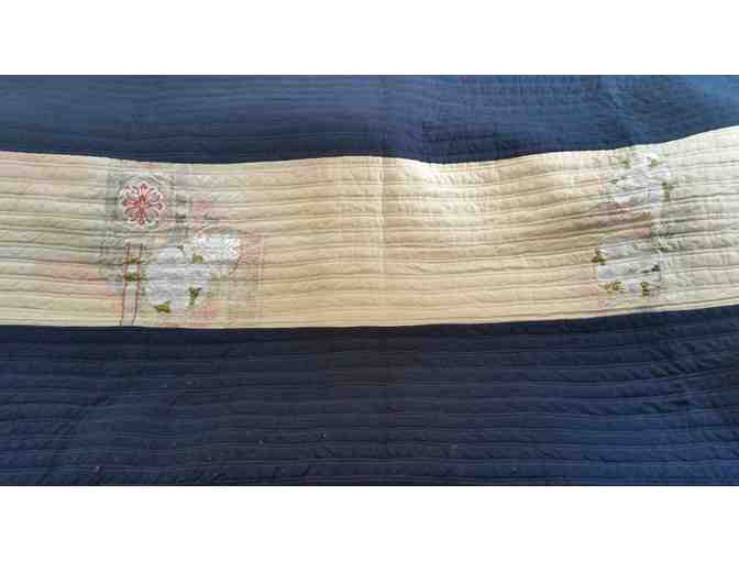 Stunning Handmade Quilt made from Kimonos