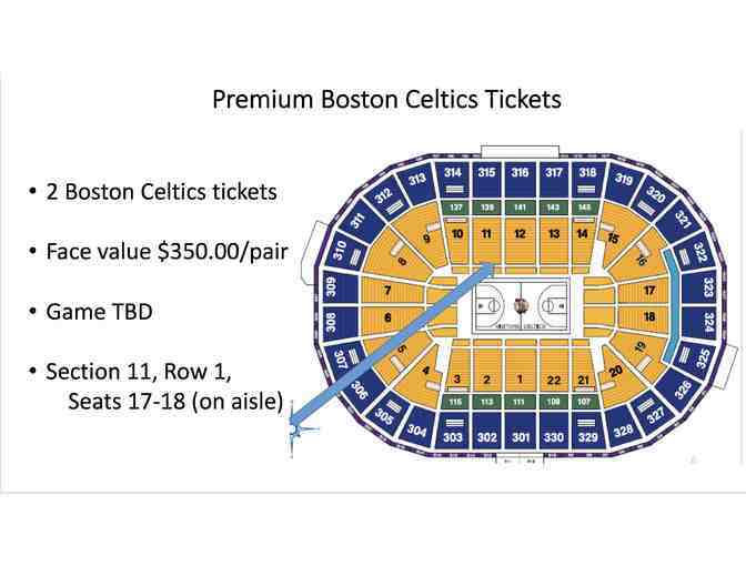 Boston Celtics - 2 Premium Tickets to One of This Season's Games.