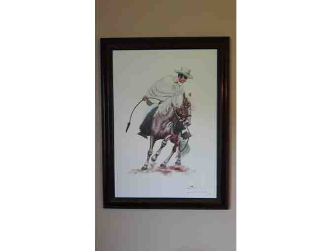 Collection of 3 Canvas Paintings (Chalan on Horse) - Photo 1