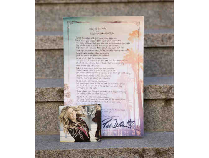 Rita Wilson CD and Lyric Sheet