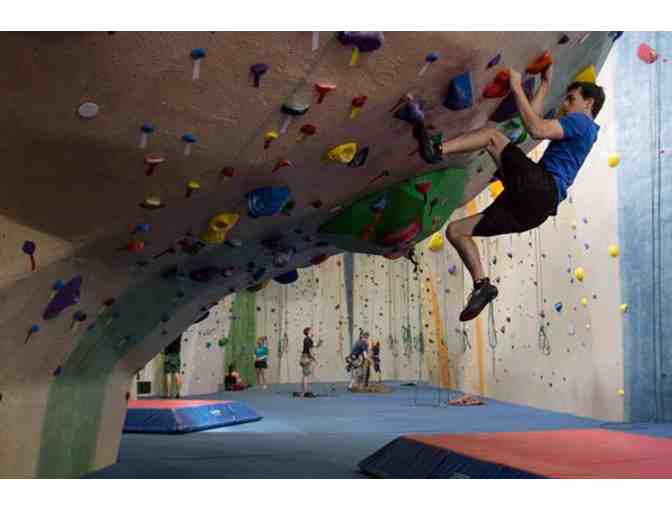 Climb at Central Rock Gym in Watertown, MA