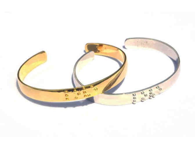 Braille Jewelry Collection Including Personalized Necklace