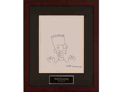 Bart Simpson: Matt Groening Sketch (signed)