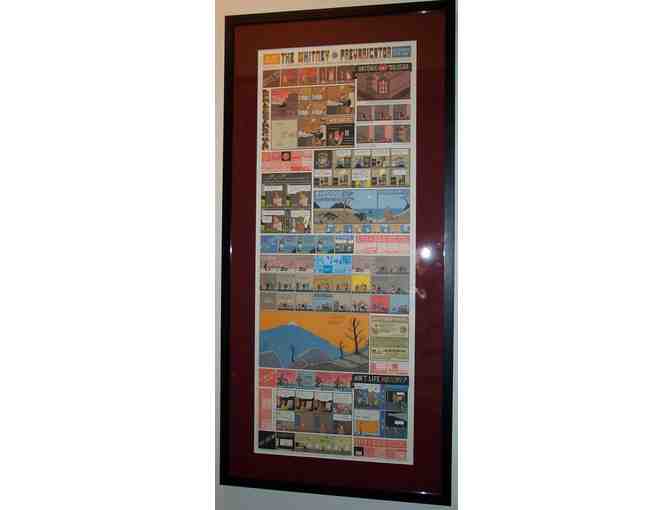 The Whitney Prevaricator Poster by Chris Ware