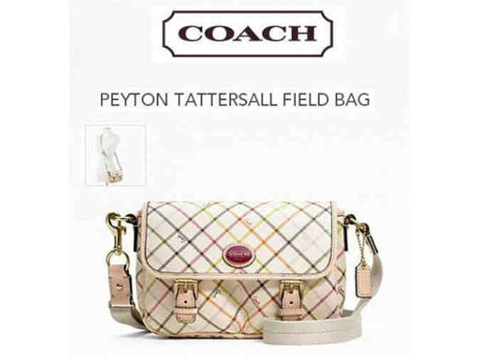 Coach Peyton Tattersall Field Bag, Style #F48758