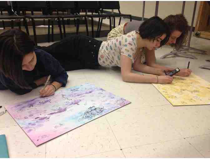 Wonderful Student Art!!!  'blue'