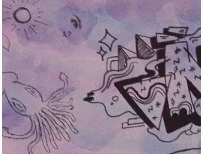 Wonderful Student Art!!!  'blue'