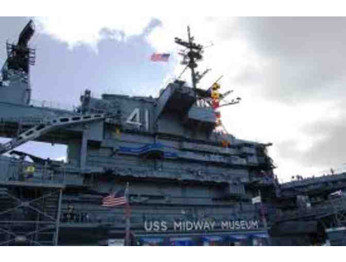 Family Four Pack of Tickets to the USS Midway Museum