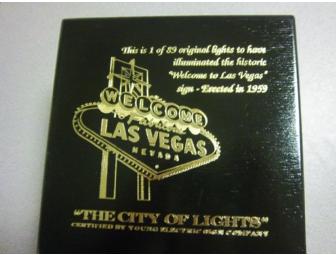 Welcome to Las Vegas sign = original light blub (NDY#12)